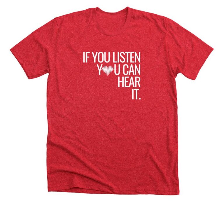 “If you listen, you can hear it.”